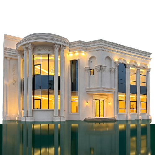 التشطيبات والواجهات الفاخرة